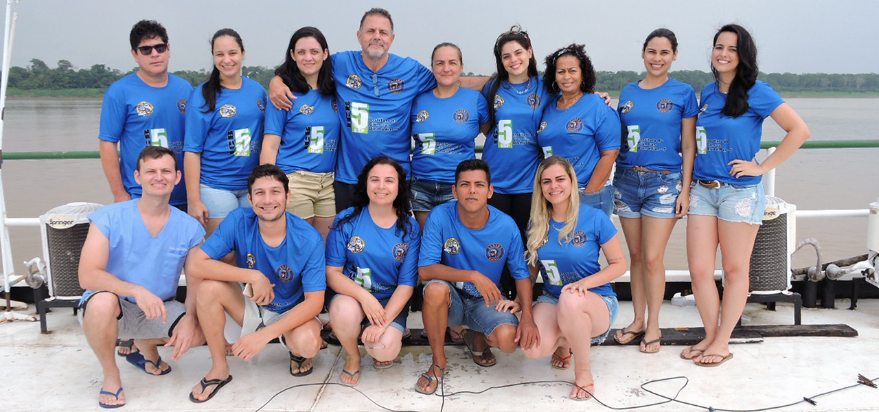 Equipe USP na UBS Fluvial