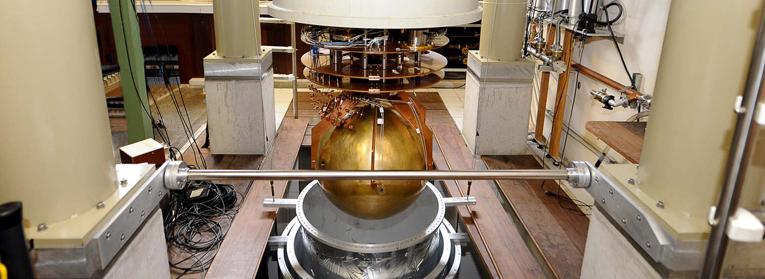 Detector de Ondas Gravitacionais do Instituto de Física doado ao INPE - Foto: Marcos Santos/USP Imagens