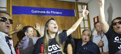 Servidores pedem a exoneração do ministro da Transparência, Fiscalização e Controle, Fabiano Silveira - Foto: Antonio Cruz/ Agência Brasil