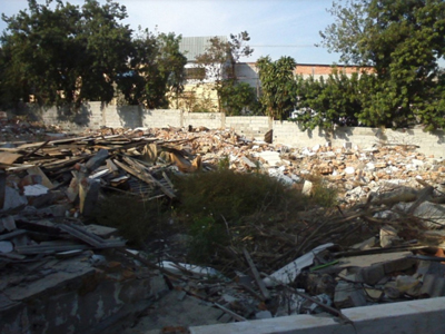 Terreiro de candomblé destruído - Foto: Arquivo da pesquisadora