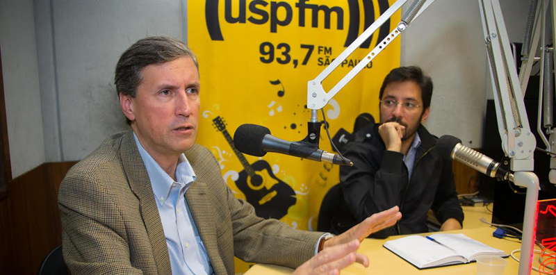 Diálogos da USP com Pedro Dallari e Feliciano de Sá Guimarães - Foto: Marcos Santos/USP Imagens