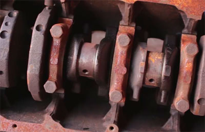 Componentes do motor - Foto: Reprodução