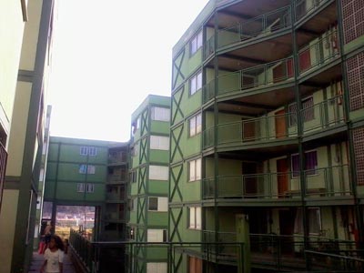 Conjunto Habitacional Paulo Freire, modelo de construção feito com autogestão - Foto: Arquivo pessoal de Carlos Filadelfo de Aquino.