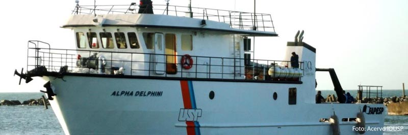 Instituto Oceanográfico possui embarcações próprias para o desenvolvimento de pesquisas - Foto: Acervo IOUSP 