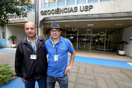 Batista e Nascimento companheiros de trabalho de longa década - Foto: Marcos Santos/USP Imagens