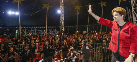 Dilma Roussef no evento Circo da Democracia, organizado em seu apoio - Foto: Roberto Stuckert Filho/Fotos Públicas 