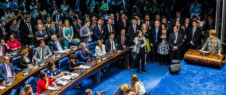 Dilma Rousseff durante discurso no Senado Federal - Foto: Lula Marques via Fotos Públicas