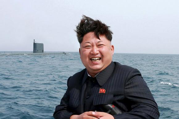 Kim Jong-un, líder norte-coreano no local dos testes -Foto: KCNA/Sptunik via Agência Brasil 
