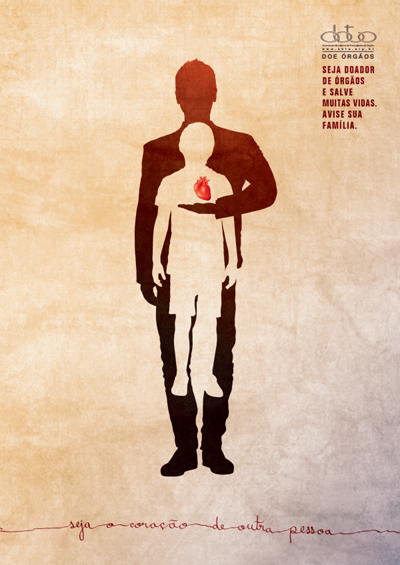 Cartaz da campanha de doação de órgãos 2016 - Foto: Divulgação