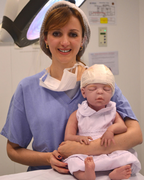 Simulador para treinamento de cirurgias - Foto: Giselle Coelho/Arquivo pessoal