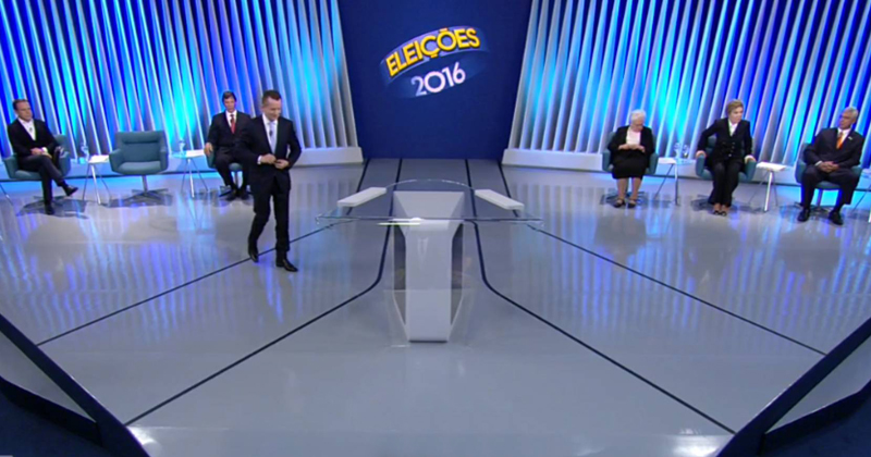 Debate de candidatos à prefeitura de São Paulo paulistanos na TV Globo - Foto: Reprodução