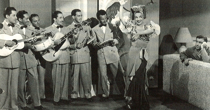 Carmen Miranda e o Bando da Lua 1942 - Foto: Reprodução