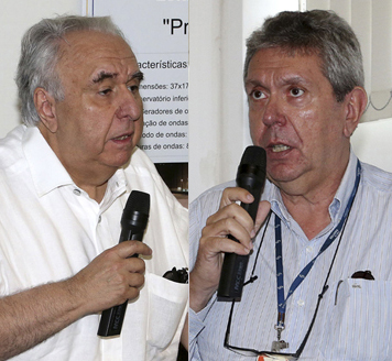 Mario Thadeu Leme de Barros e Luiz Carlos Dieckmann - Foto: Marcos Santos/USP Imagens 