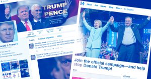 Nas eleições norte-americanas, notícias oficiais são mais numerosas do que as das mídias tradicionais