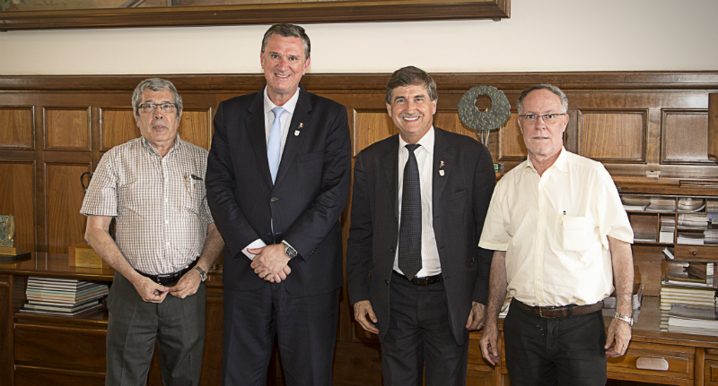 José Godoy, Luiz Gustavo Nussio, Fausto Longo e Barjas Negri - Foto: Cristiano Ferrari