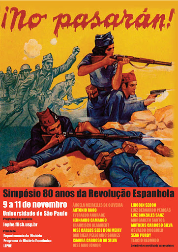 Cartaz 80 anos de Revolução Espanhola - Foto: Reprodução