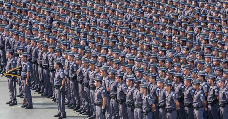 "Era possível perceber no (a)s policiais um certo “entorpecimento” de suas emoções" - Foto: Du Amorim/A2 Fotografia via Fotos Públicas