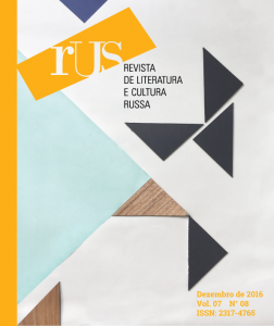 Lançada nova edição da “Revista de Literatura e Cultura Russa”