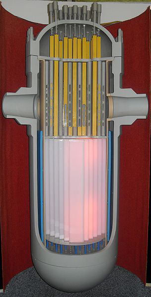 Réplica do reator de Angra, localizda no Centro de Visitantes - Foto: Sturm via Wikimedia Commons
