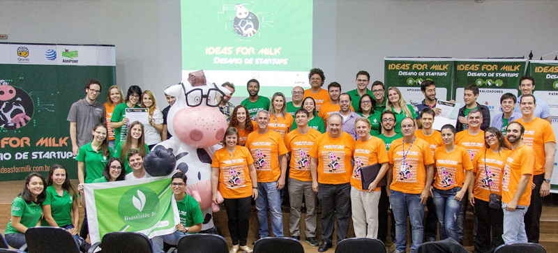 Participantes da final local do Ideas for Milk, realizada dia 28 de novembro em São Carlos - Foto: Renan Alcântara