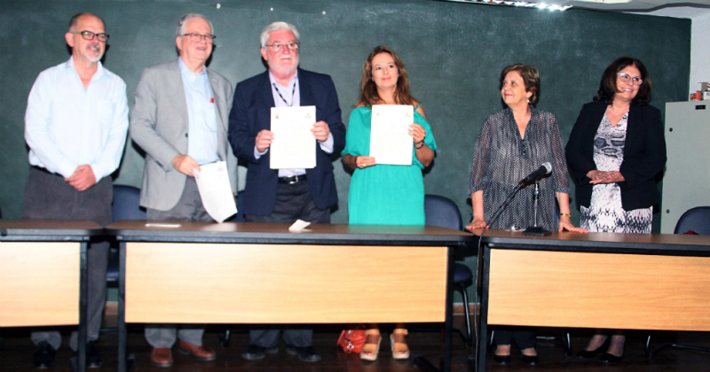 A assinatura do termo de cooperação foi realizada na sede da Escola Municipal de Astrofísica (EMA), no Parque do Ibirapuera - Foto: Ernani Coimbra