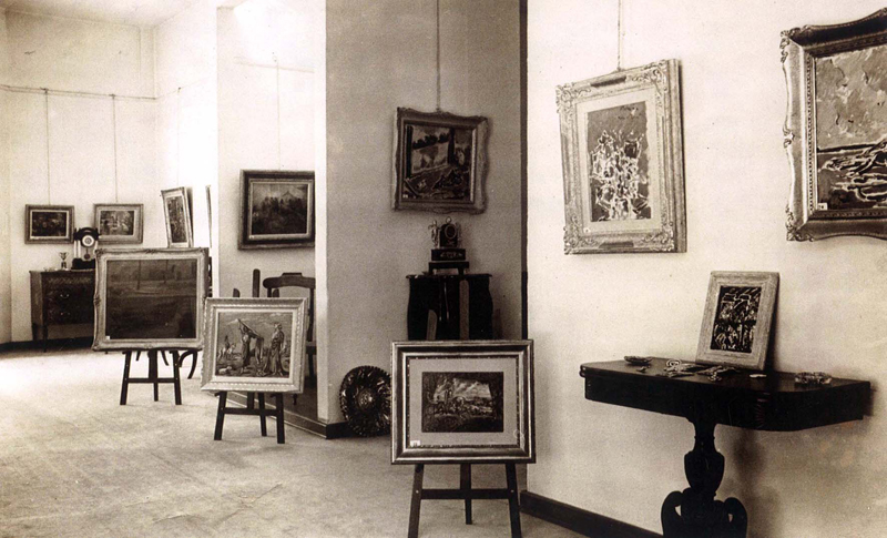 Galeria Domus: Aspecto da exposição Pintores Italianos Modernos, 1947 – Foto: Reprodução