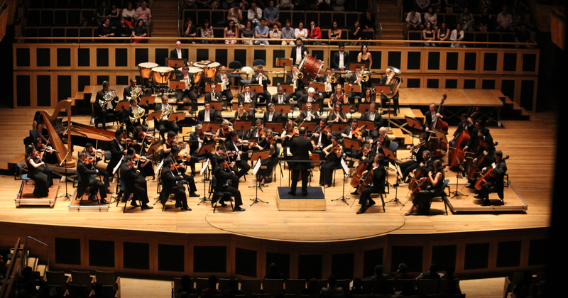 A Orquestra Sinfônica da USP, em apresentação na Sala São Paulo - Foto: Wagner Polistchuk
