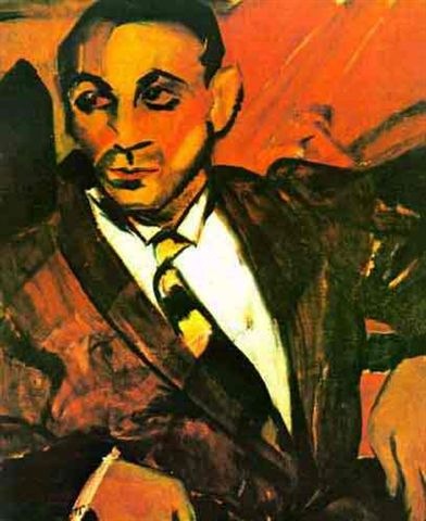"Homem Amarelo" é um dos quadros de 1917 que mostra o desenvolvimento do expressionismo nas obras da Anita Malfatti