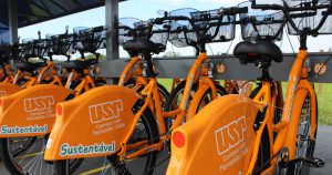 Campus de Pirassununga recebe bicicletas compartilhadas