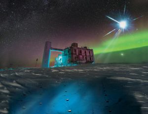Telescópio sob o gelo revela origem de partícula de alta energia