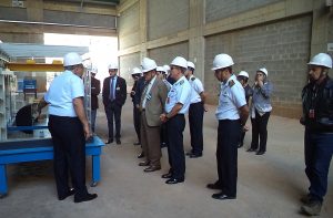 Reitor visita as instalações do Centro Experimental Aramar, da Marinha