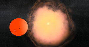 Astrônomos mapeiam explosão estelar em alta resolução