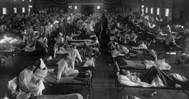 Resultado de imagem para Gripe Espanhola em 1918,