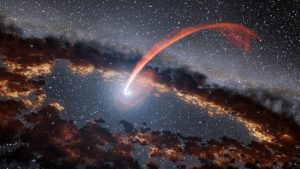 Núcleos de galáxias podem colidir e formar buracos negros gigantes