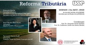 Reforma tributária é tema de webinar da Faculdade de Direito