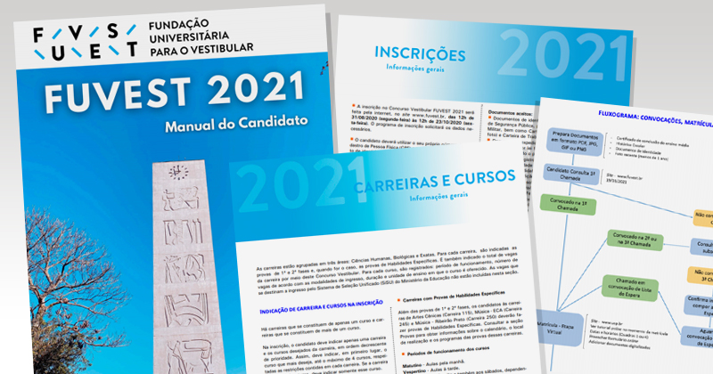 Fuvest 2021: candidatos já podem consultar manual com informações sobre a  prova – Jornal da USP