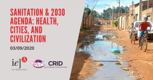 Webinar discute saneamento básico e Agenda 2030