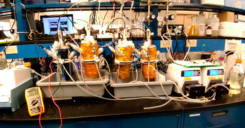 Protótipos em funcionamento no laboratório da Columbia University