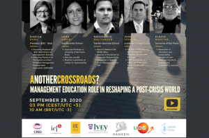 Conferência internacional discute educação para gestão responsável no contexto pós-pandemia
