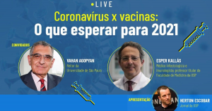 Live discute vacinas e combate à pandemia em 2021