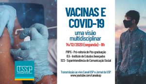 Evento on-line reúne especialistas da USP para discutir as vacinas contra a covid-19