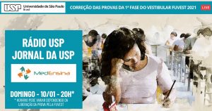 Live de correção das provas da 1ª fase do Vestibular da USP