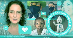 #TodosPelasVacinas une artistas e cientistas em ações pró-vacinação contra a covid-19​