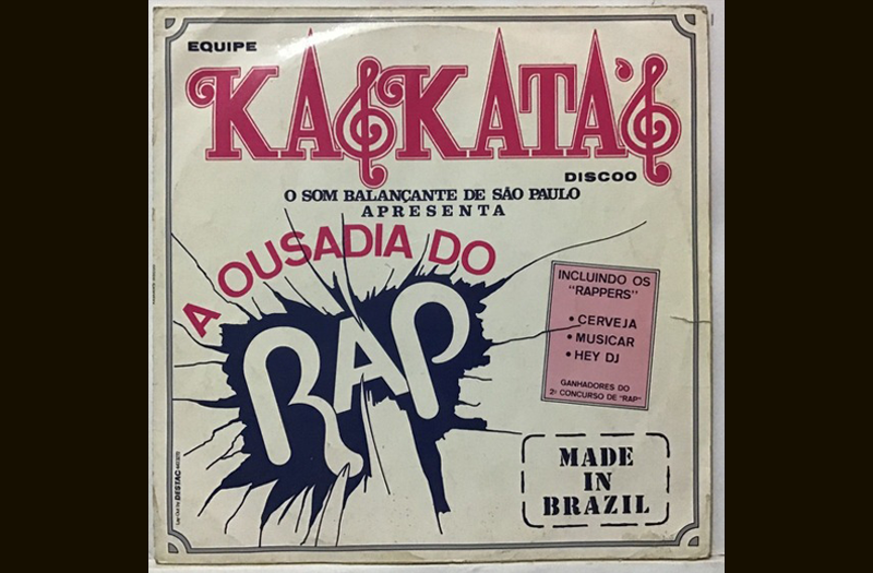 Capa do LP A Ousadia do Rap (1987) - Foto: Arquivo Pessoal