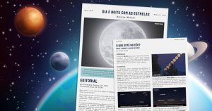 Boletim apresenta temas atuais da astronomia em forma de notícia