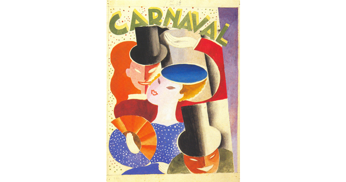 Di Cavalcanti - Projeto para Cartaz (Carnaval), sd
guache e pastel sobre papel