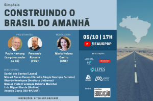 Simpósio que discute ideias para o futuro do Brasil promove terceiro encontro