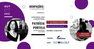 Escritora Patrícia Portela fala sobre seus processos criativos
