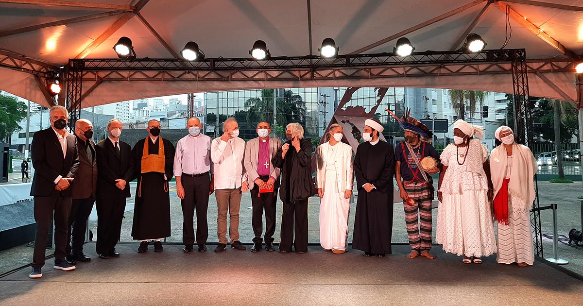 Líderes de todas as religiões em atuação no Brasil participaram da inauguração da obra - Foto: Divulgação