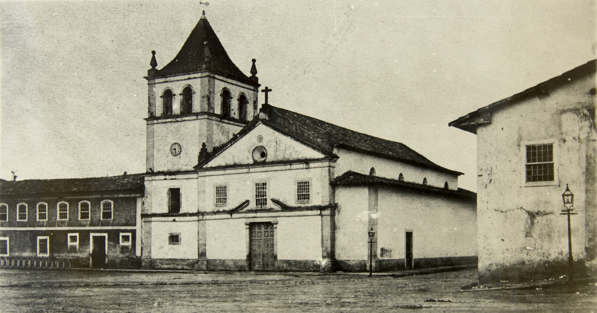 Foto: Reprodução/Pátio do Colégio, 1860